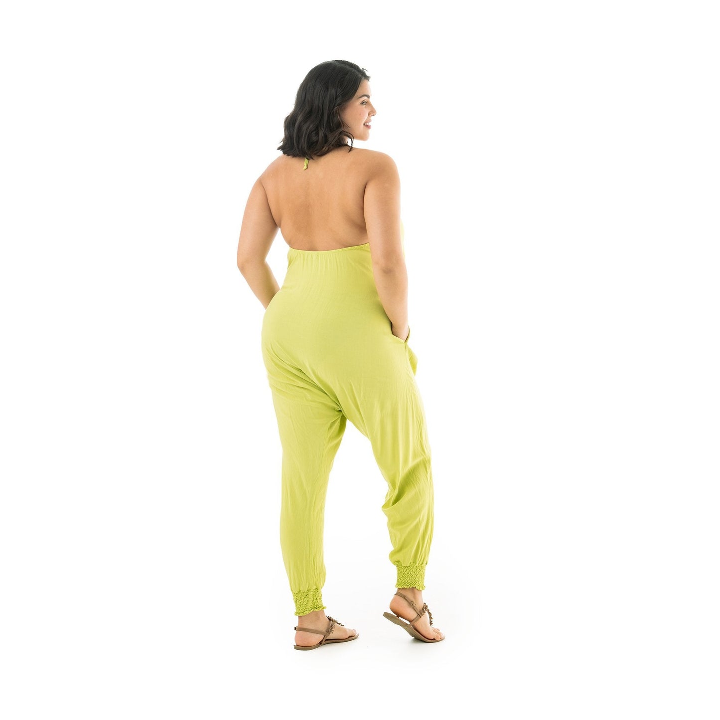 Solid Harem Jumpsuit