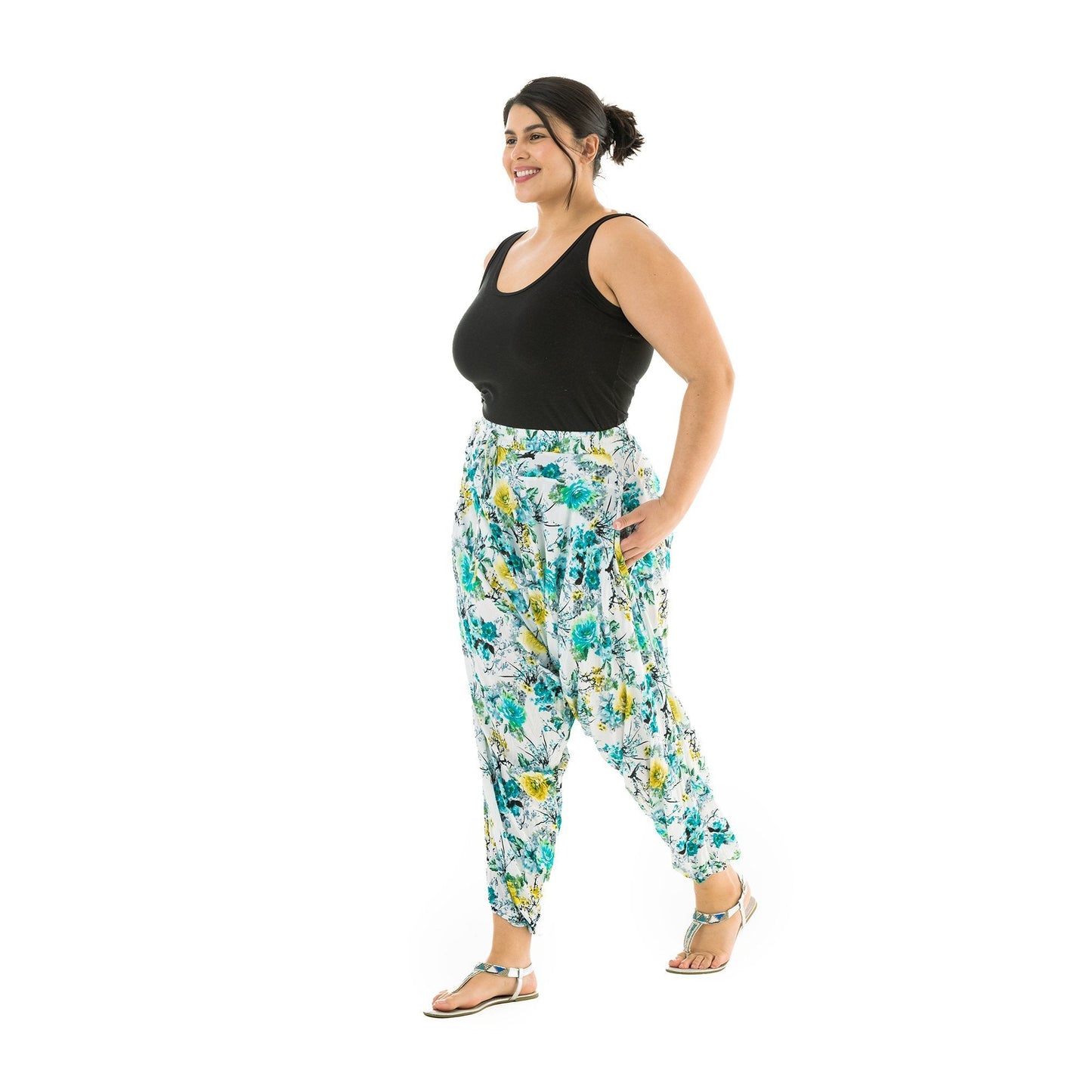 harem pants boho#color_rose