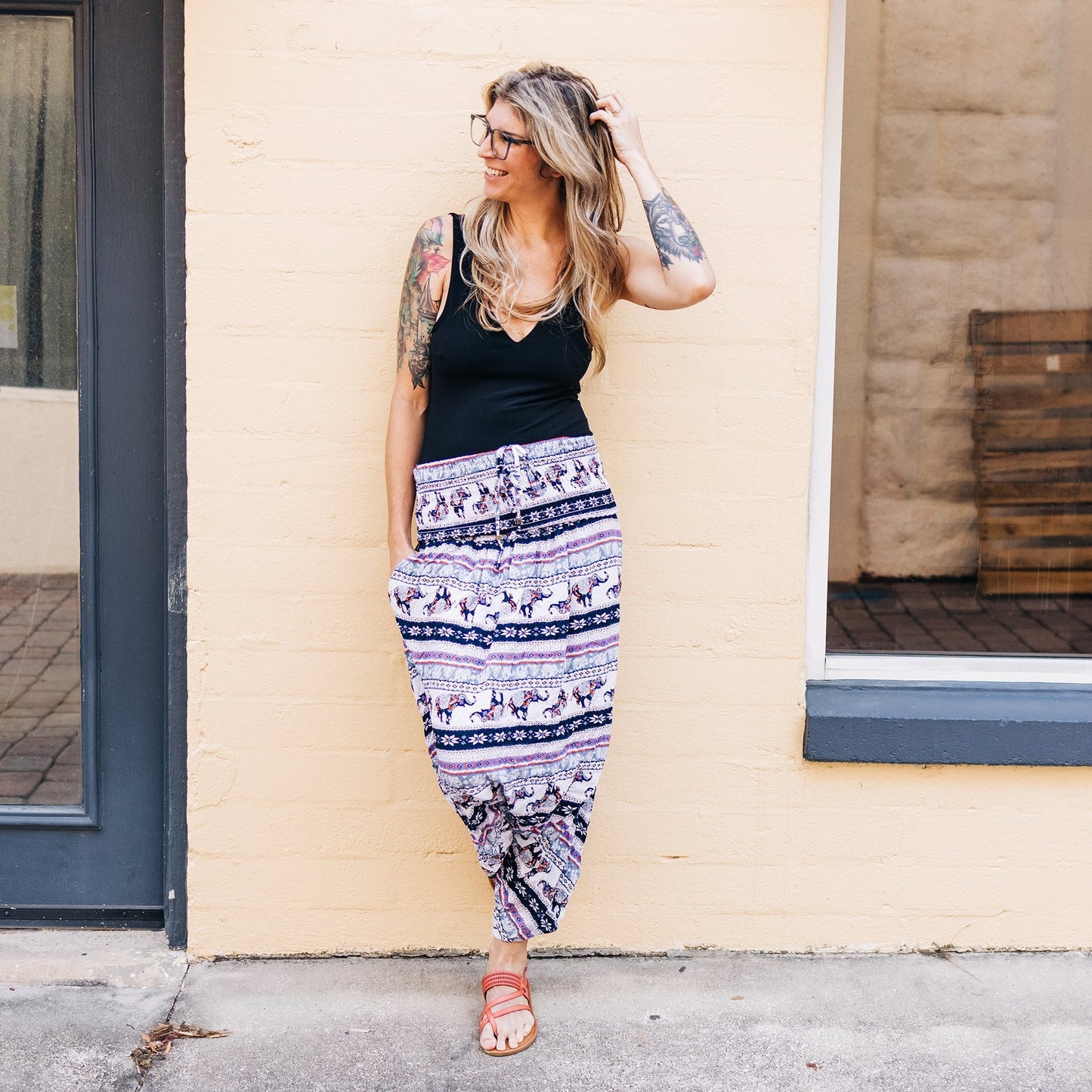 harem boho jumper#color_snowflake