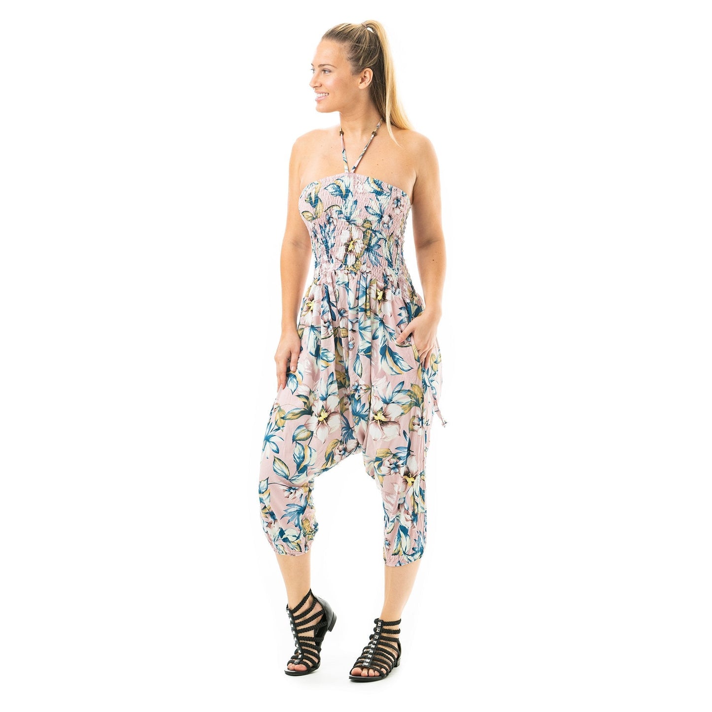 harem jumpsuit romper#color_lilly