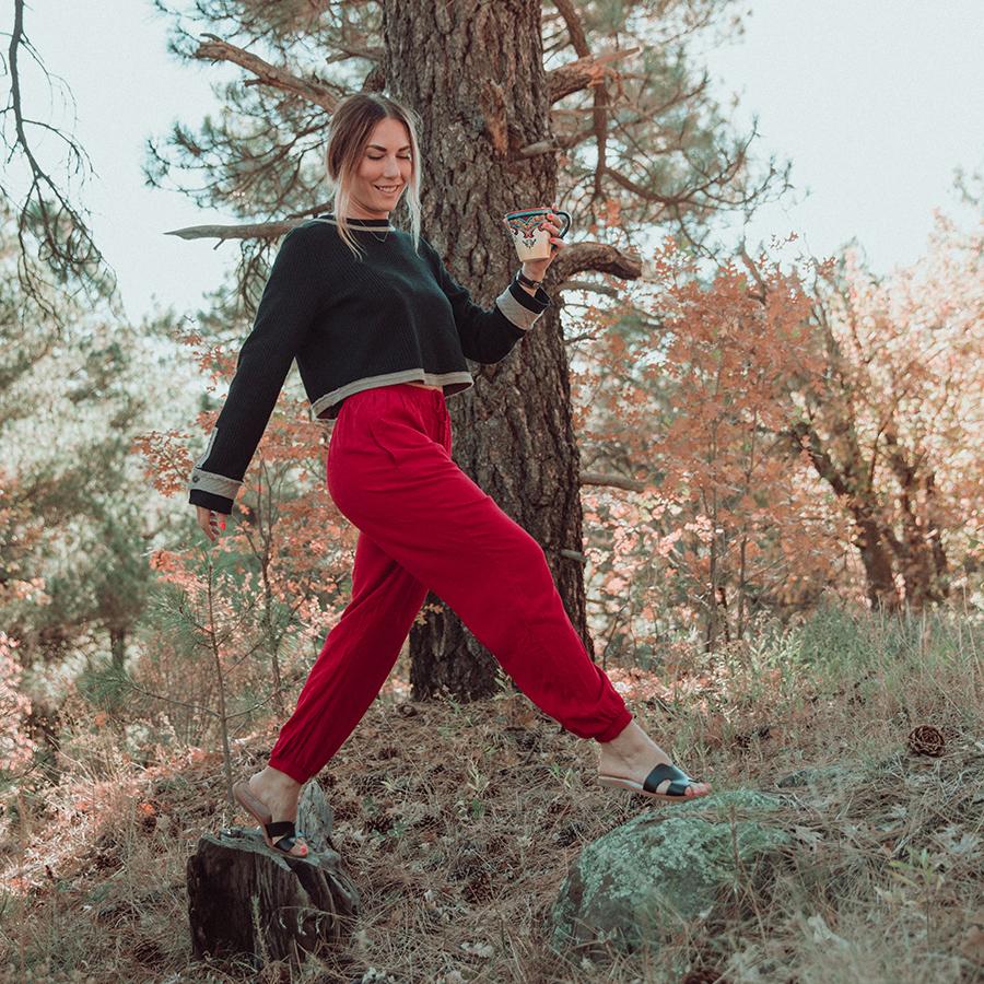 buddha pants#color_scarlett