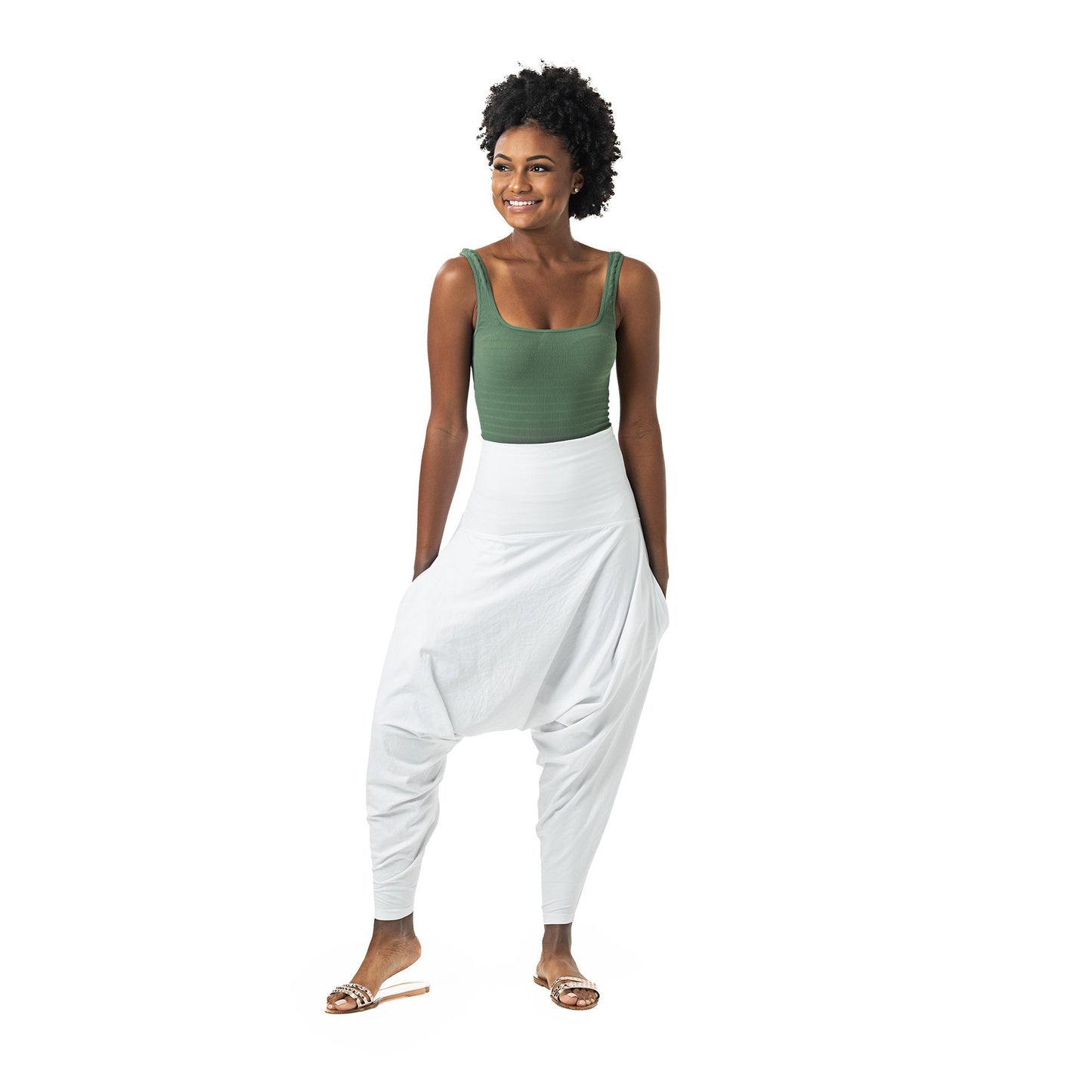 boho pants#color_white