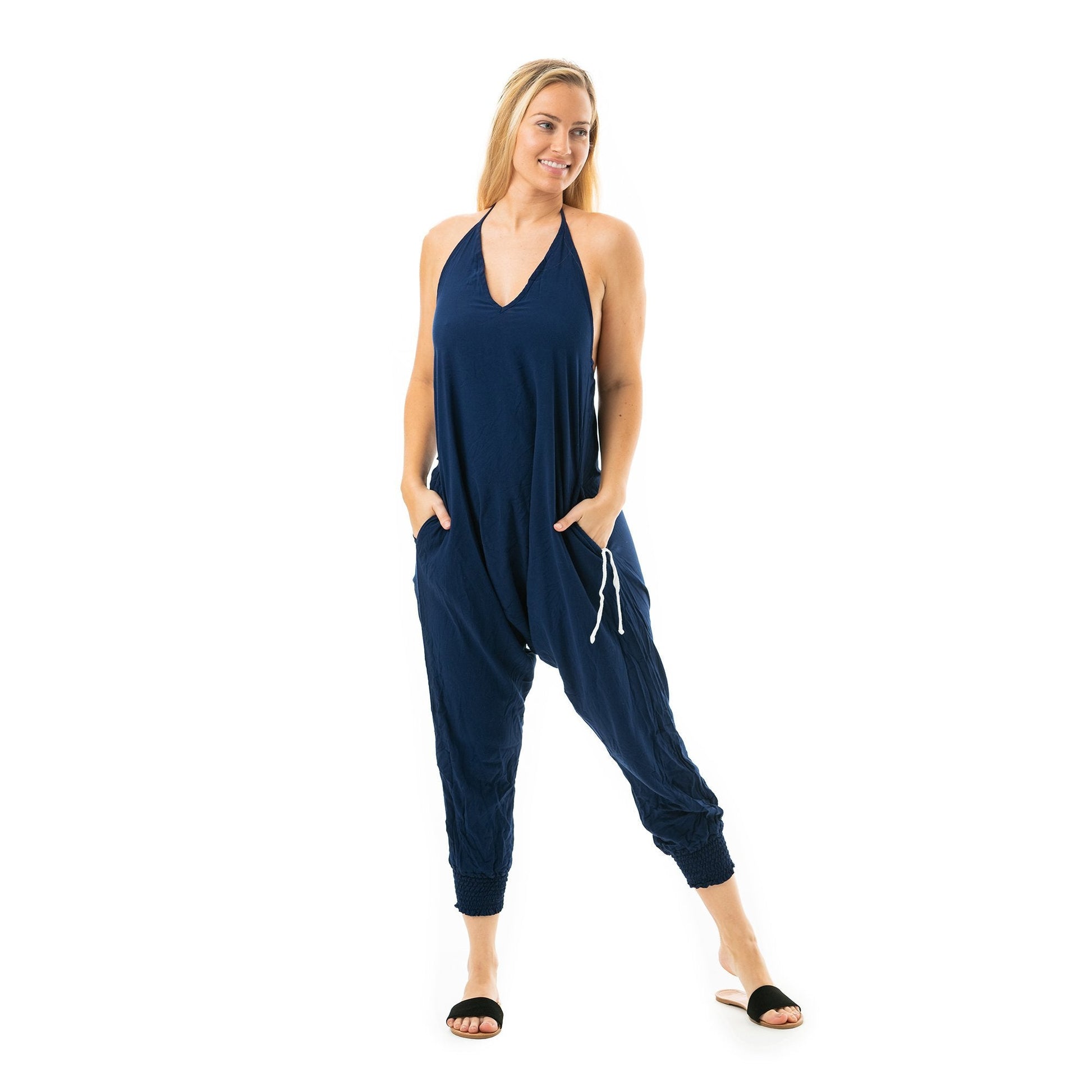 gypsy romper#color_navy