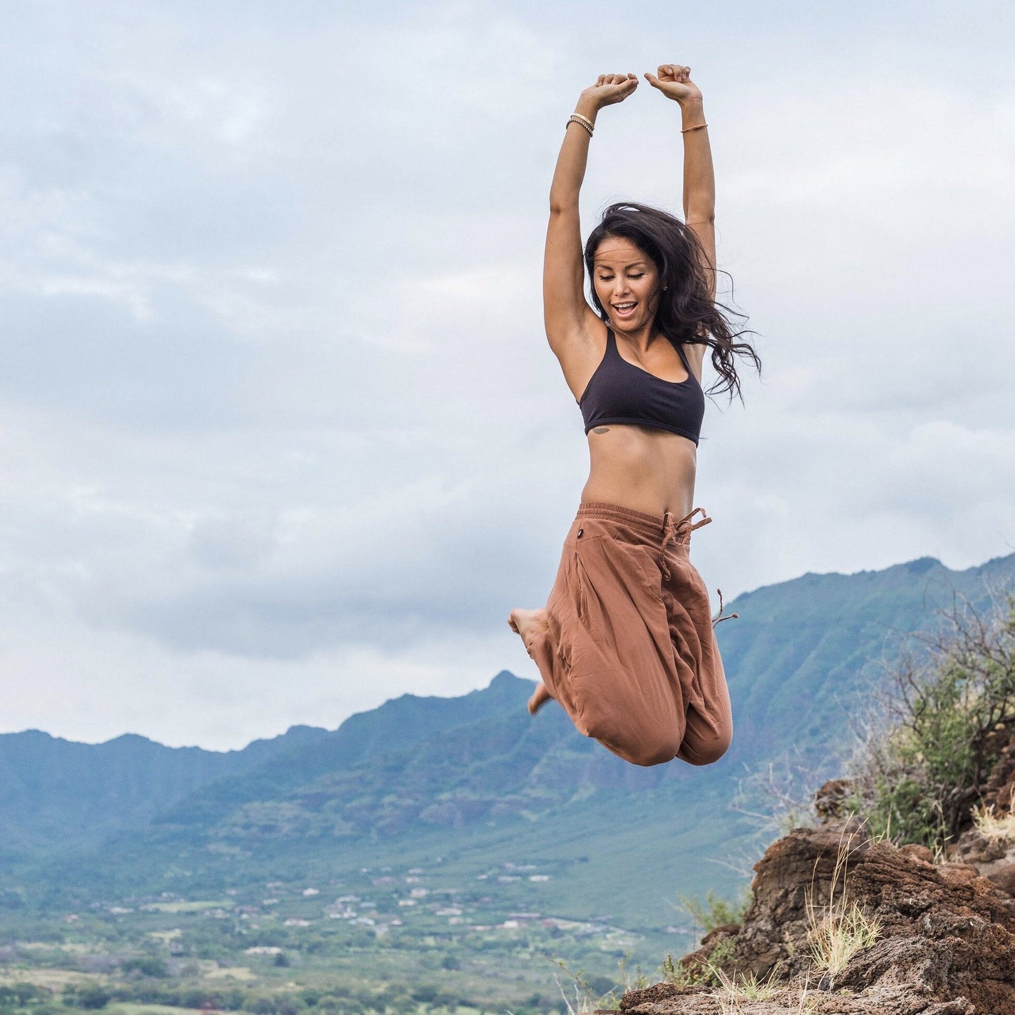 gypsy harem pants hawaii#color_rust