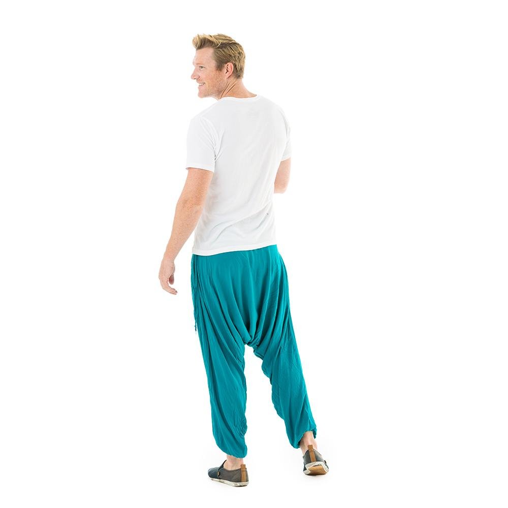 mens harem pants#color_sky