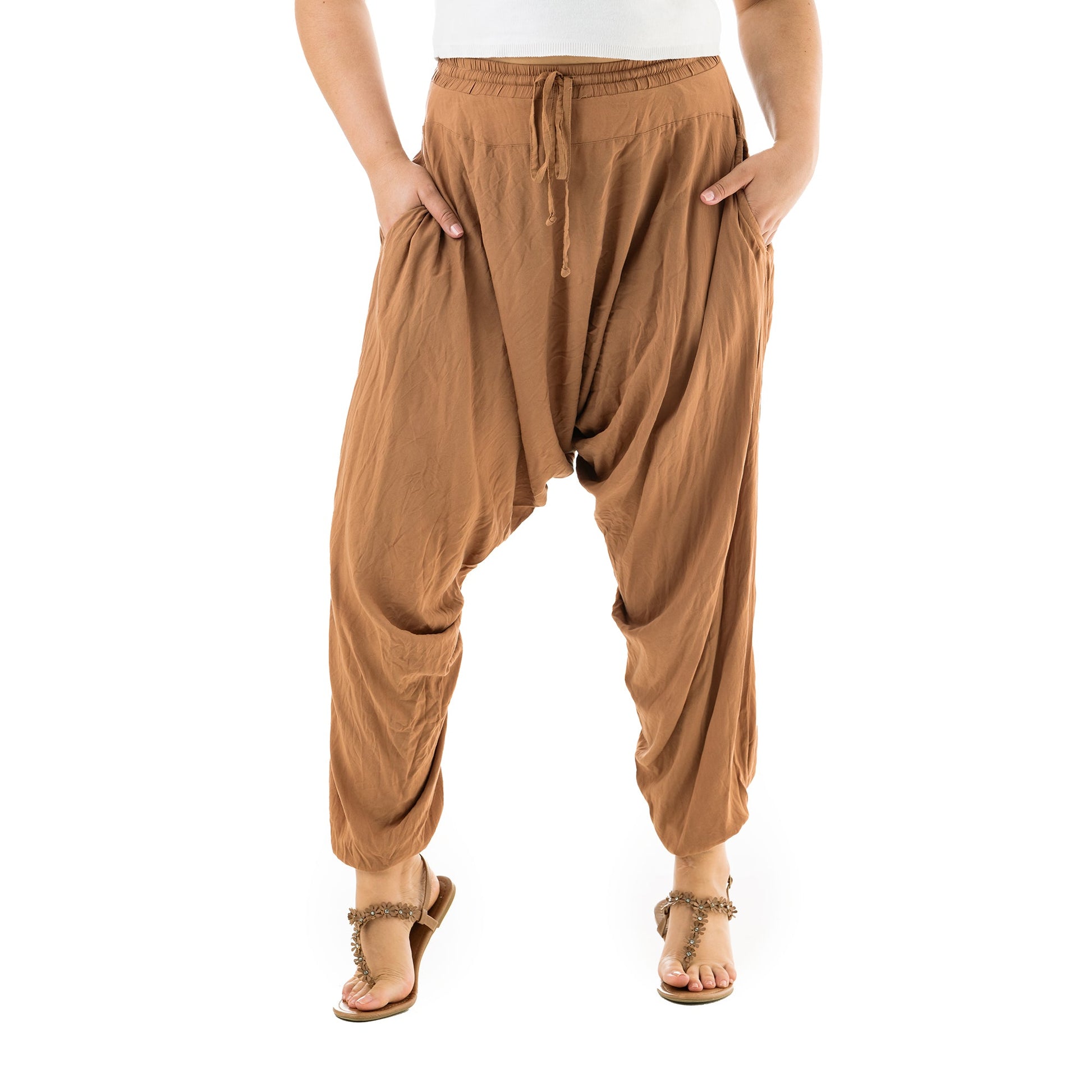 plus size pants #color_rust