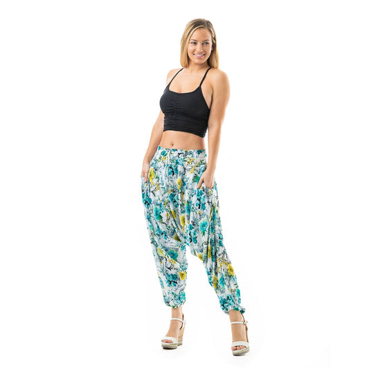 palazzo floral pants #color_rose