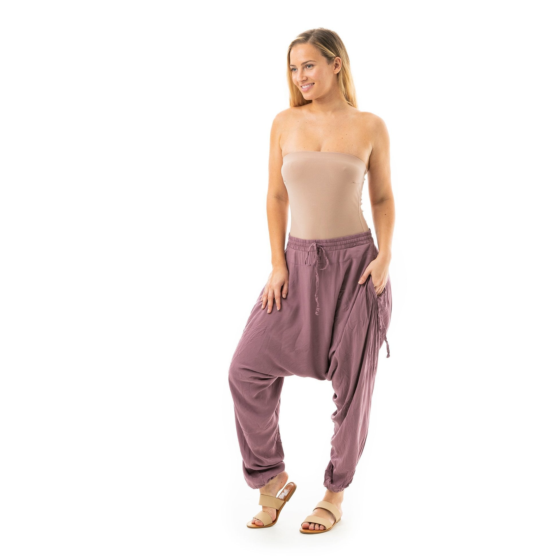 baggy yoga pants#color_lavender