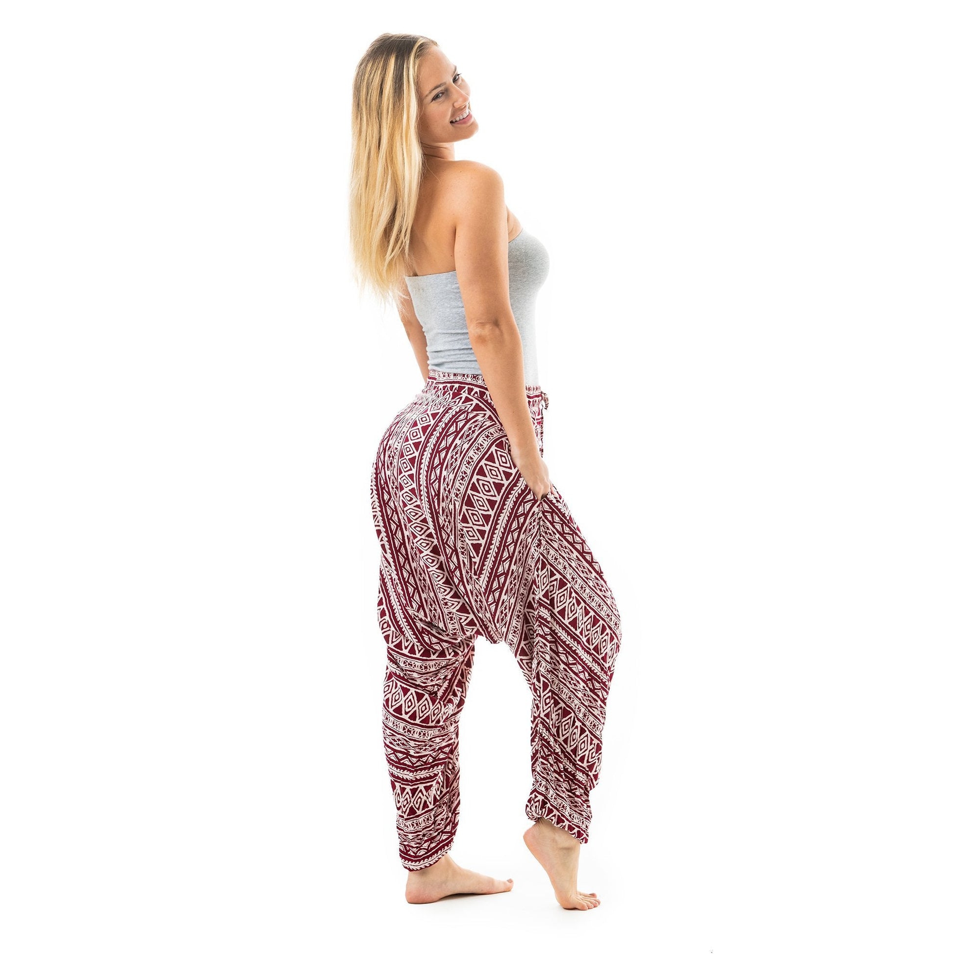 goofy pants#color_red-triangle-tribal